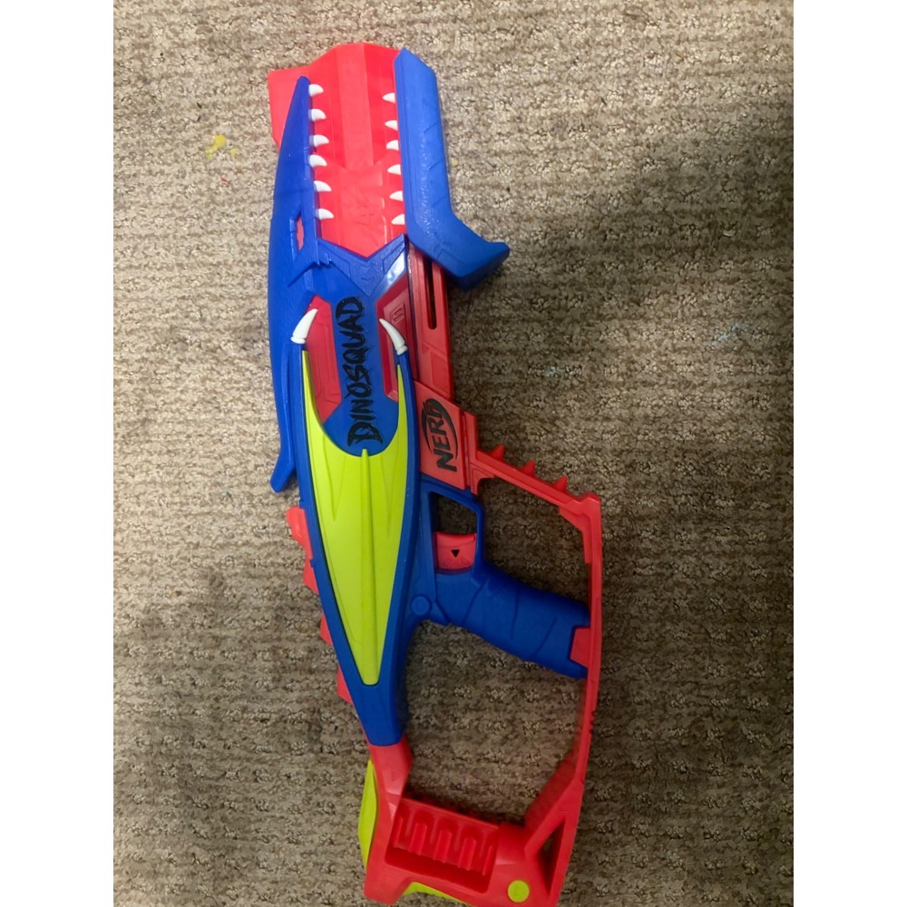 Nerf DinoSquad 3-Blaster Lot Tricera-Blast Stego-Smash Raptor-Slash Toy Guns - Picture 6 of 6